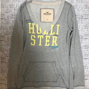 EUC Hollister Long Comfy Grey Sweatshirt